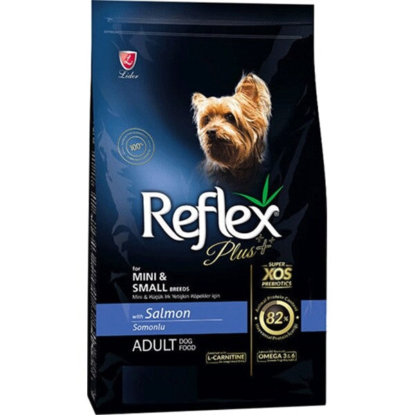 Reflex Plus Somonlu Mini Ve Küçük Irk Yetişkin Köpek Maması 8 KG | SRC: Barcode: 8698995029391